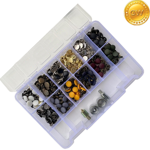 پک ترکیبی دکمه چهارپارچه سایز 12 میلیمتر