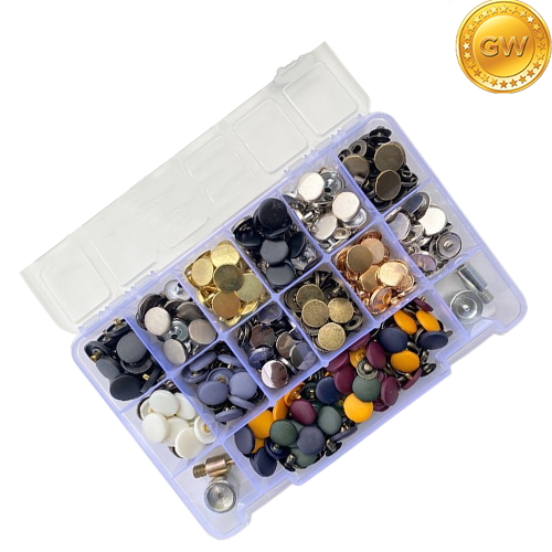 پک ترکیبی دکمه چهارپارچه سایز 18 میلیمتر